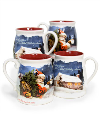 Santa Mugs ( Set of 4 )